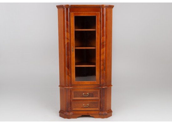 Corner dish cabinet