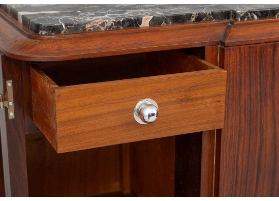 Dish cabinet-commode