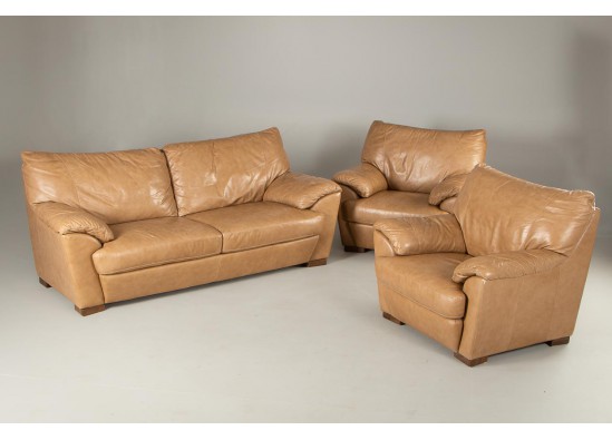 Leather furniture set