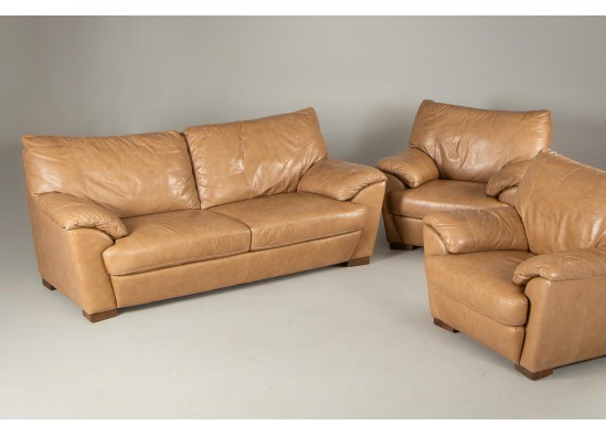 Leather furniture set