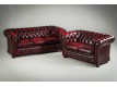 Leather furniture set (2 pcs.) 