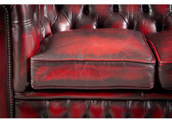 Leather furniture set (2 pcs.) 